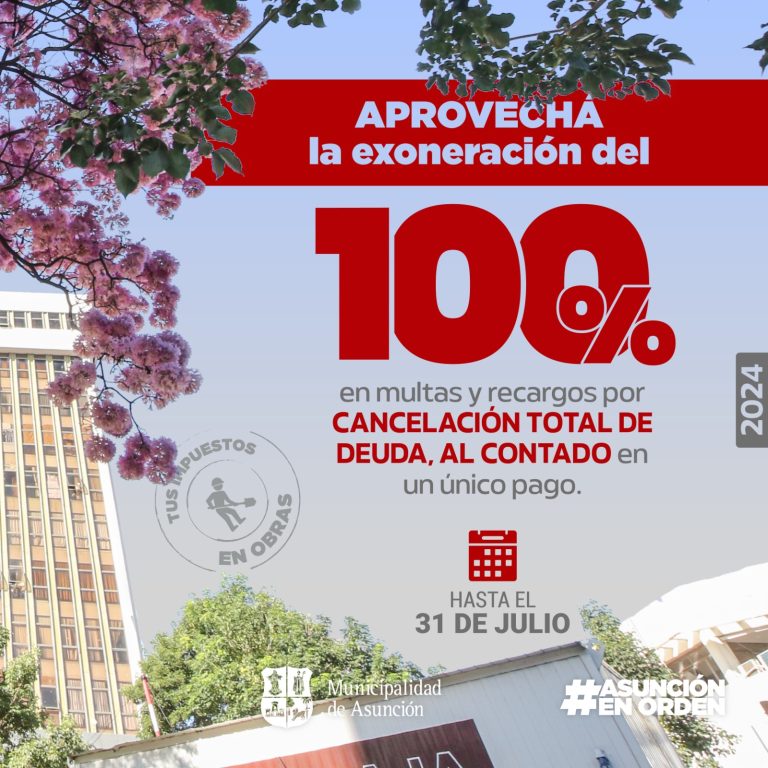 Restan dos semanas para aprovechar el período de exoneración de multas y recargos por mora, pagando al contado los tributos municipales atrasados