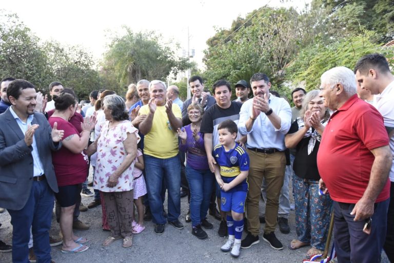 Intendente inauguró obras en Zeballos Cue realizadas con el apoyo de los vecinos