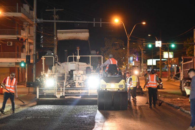 Los trabajos que forman parte de la ejecución del proyecto de mejoramiento vial de la avenida Fernando de la Mora están en etapa de terminación