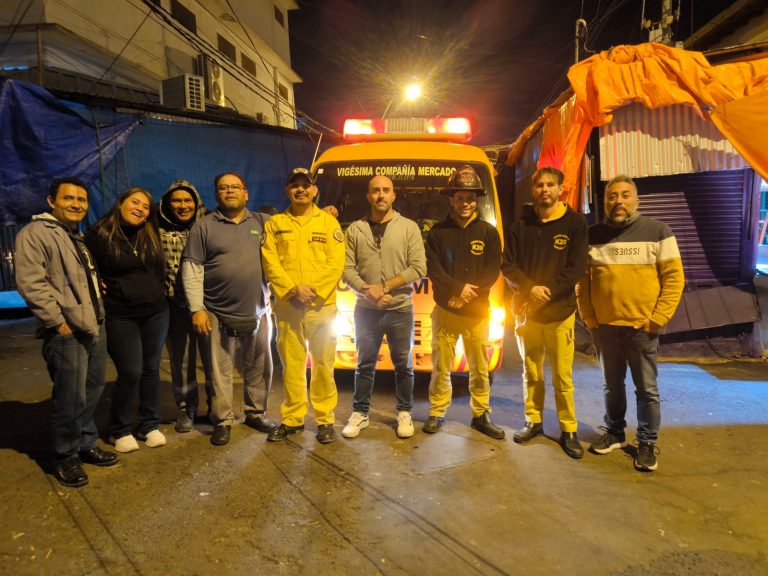 Simulacro de incendio y ejercicio de evacuación se realizó el último fin de semana en el Mercado 4 y zonas aledañas