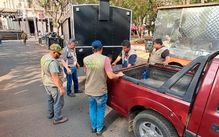 La Policía Municipal de Vigilancia implementa operativo especial por actividades culturales en el microcentro para este fin de semana
