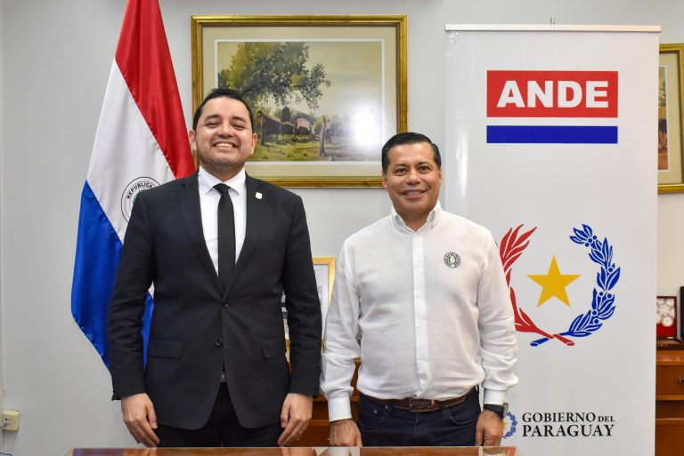 Intendente Luis Bello acordó con el presidente de la ANDE trabajar conjuntamente para beneficio de Asunción