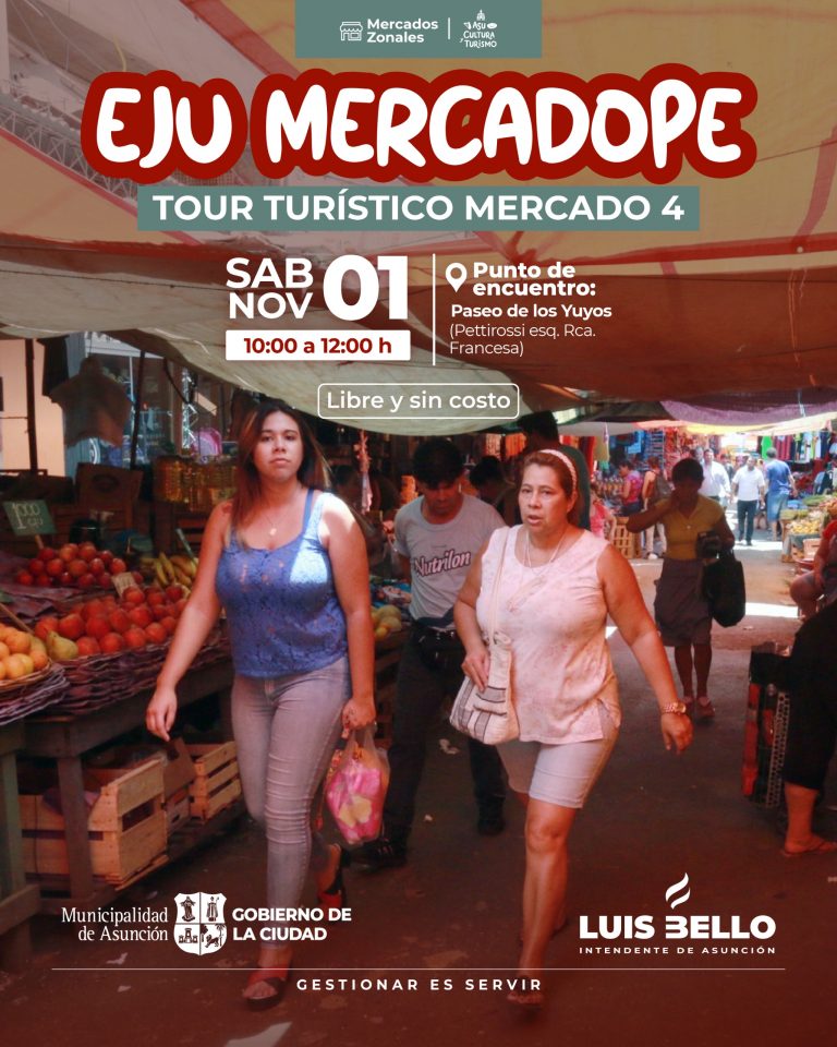 Gobierno de la Ciudad impulsa la campaña “Eju Mercadope” para revalorizar el Mercado Municipal Nº 4