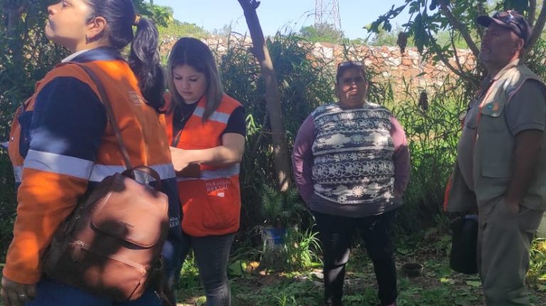 Más de 200 familias fueron asistidas por la Municipalidad de Asunción tras fuerte granizada en Tablada Nueva