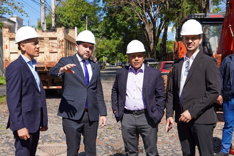 Municipalidad de Asunción y Blue Tower Ventures Paraguay S. A. inician obras de mitigación vial en el área de influencia del Paseo La Galería