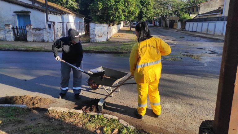 Intensos trabajos de limpieza integral se realizan en Asunción en el marco de la Final de la CONMEBOL Sudamericana 2025