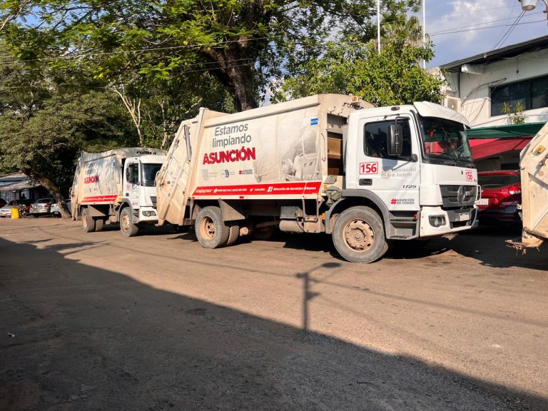 La Dirección de Servicios Urbanos del Gobierno de la ciudad ha regularizado la recolección de basura en Asunción