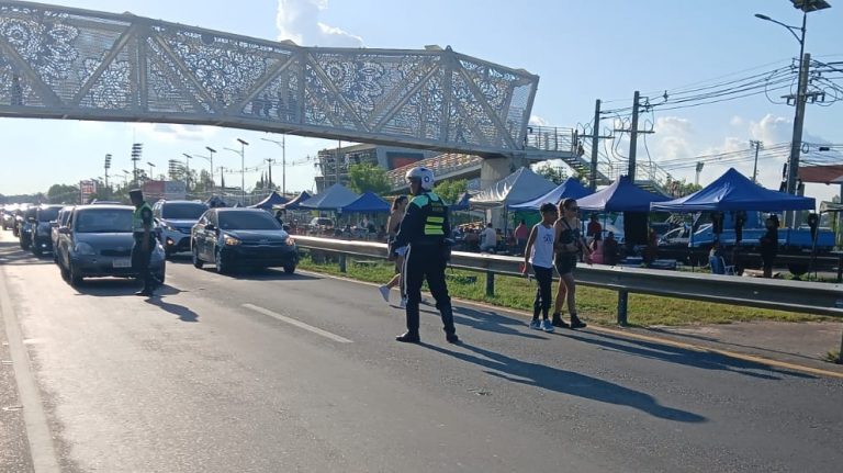 Policía Municipal de Tránsito desplegó operativo especial para mitigar el impacto vial generado por el festival Asunciónico 2026