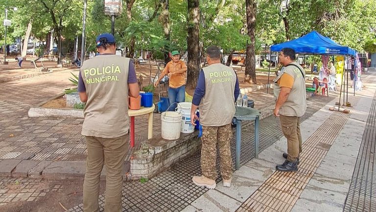 Trabajos de control y ordenamiento prosiguen en el microcentro capitalino