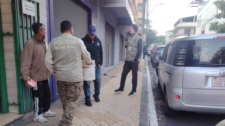Municipalidad de Asunción prosigue operativo “Cero Cuidacoches” en distintos puntos de la ciudad