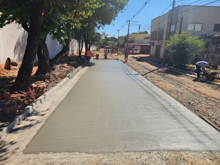 Avances significativos se van notando en la ejecución de grandes obras de desagüe pluvial en Asunción