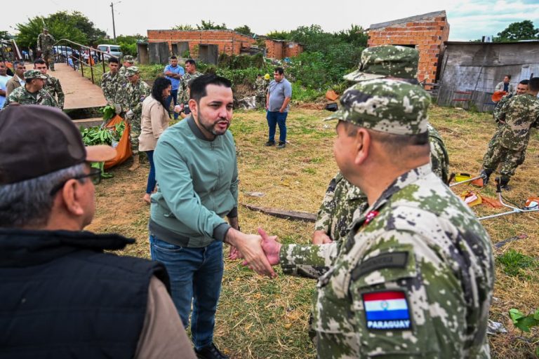 Municipalidad de Asunción y Fuerzas Armadas intensifican limpieza del arroyo Moroti
