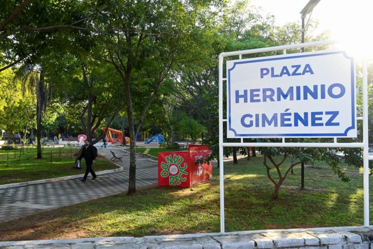 Plaza Herminio Giménez se transforma gracias a una alianza ejemplar entre la Municipalidad de Asunción y los vecinos del barrio Jara
