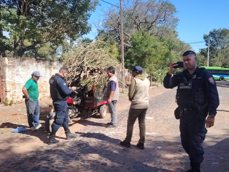 Operativo Vertederos Cero refuerza controles para frenar la formación de vertederos clandestinos en Asunción