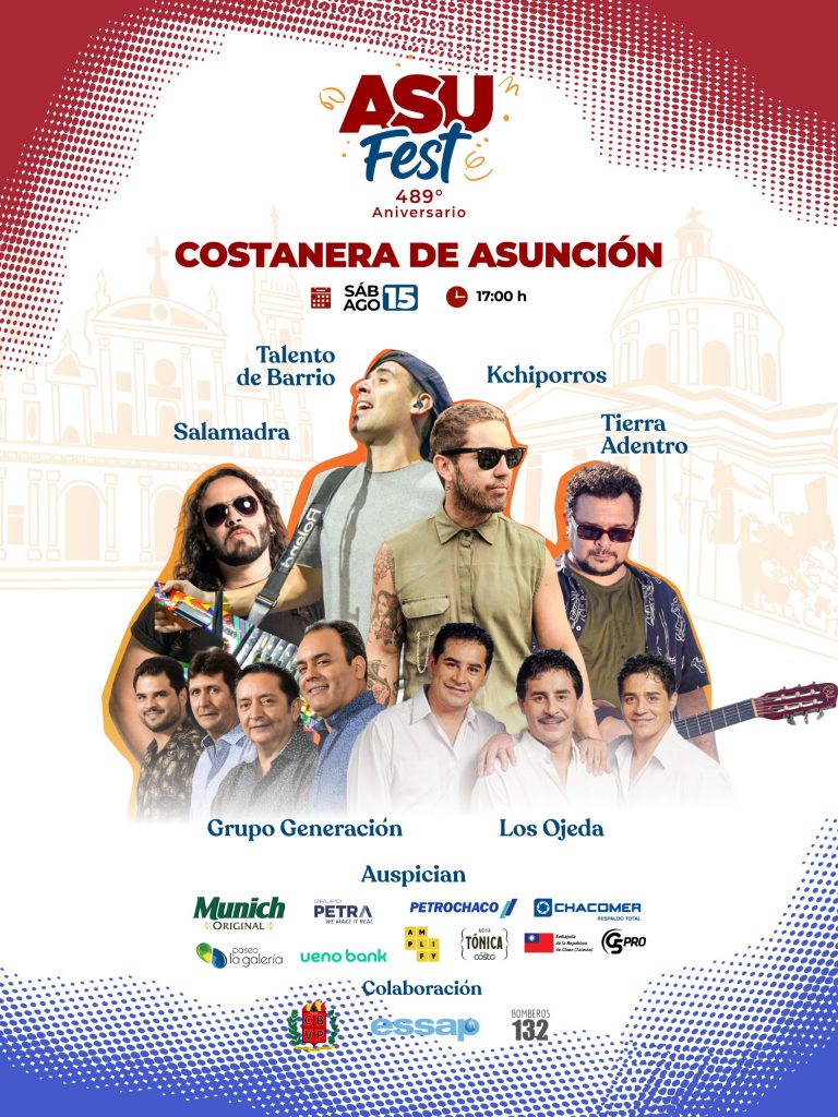 ASUFEST 489 reúne este sábado a destacados grupos musicales en la Costanera