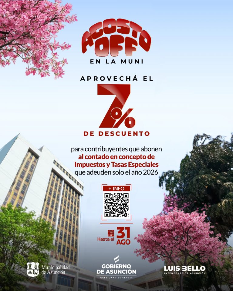 Hasta el 31 de agosto se pueden abonar impuesto inmobiliario y tasas especiales del 2026 con un 7% de descuento