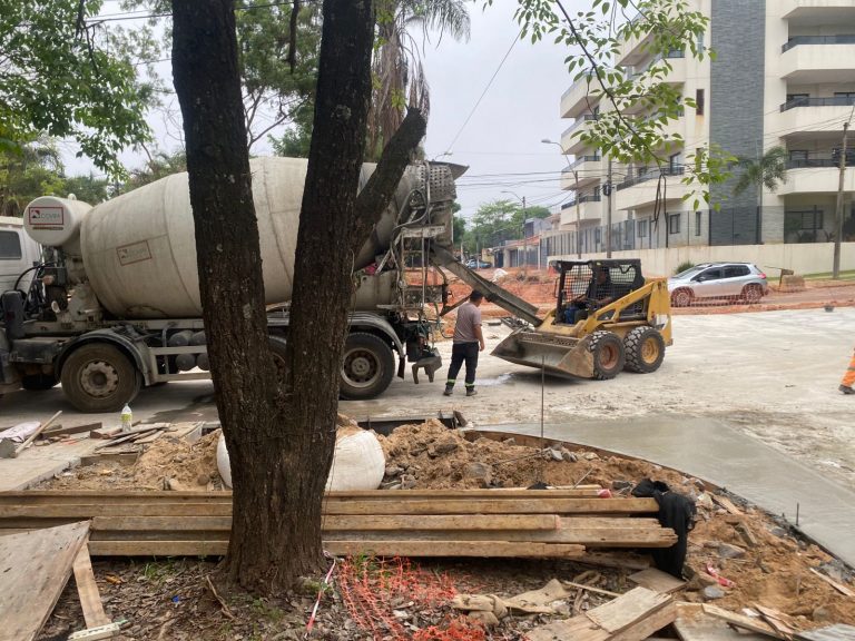 Avanzan las obras del desagüe pluvial de Santo Domingo