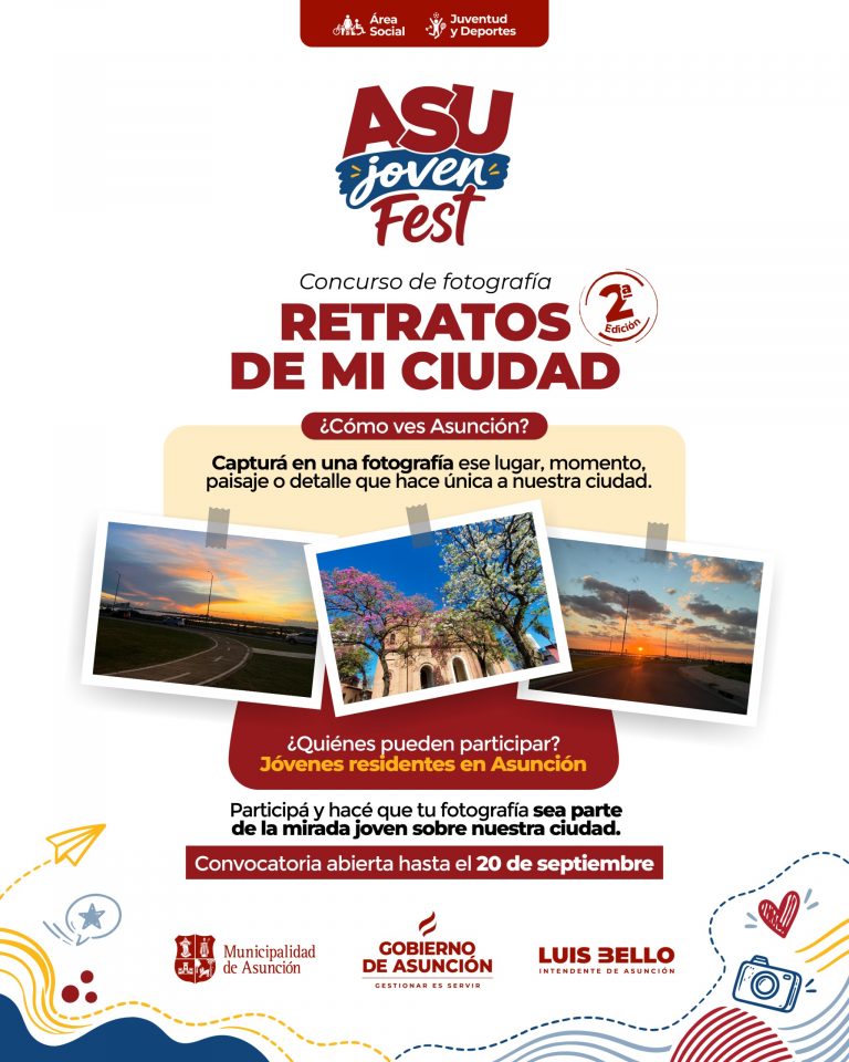 Concurso fotográfico “Asunción desde tu mirada” invita a jóvenes a mostrar en imágenes cómo ven y sienten la ciudad