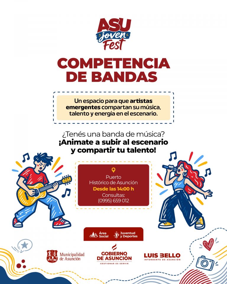 Asu Joven Fest abre escenario a bandas emergentes de Asunción