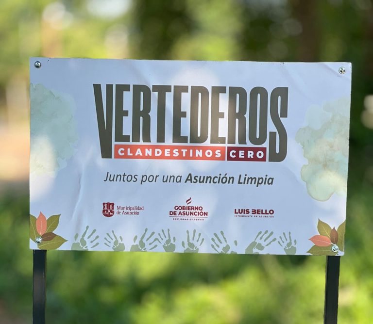 Operativo “Vertedero Clandestino Cero” inició en Banco San Miguel y se extenderá a distintos puntos de Asunción