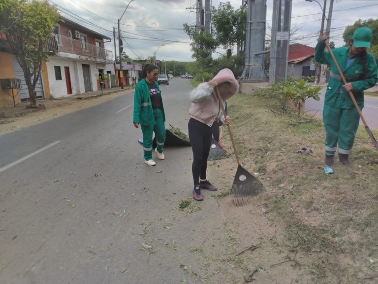 La Dirección de Servicios Urbanos refuerza el mantenimiento óptimo de los principales accesos a la capital
